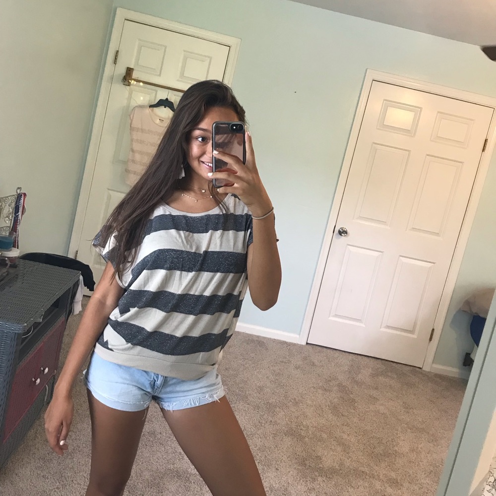 Cute Business Casual Striped Top